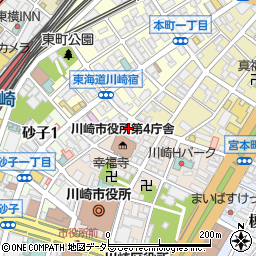 川崎市まちづくり公社（一般財団法人）　ハウジングサロン周辺の地図