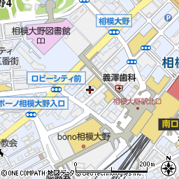 神奈川県相模原市南区相模大野3丁目16周辺の地図