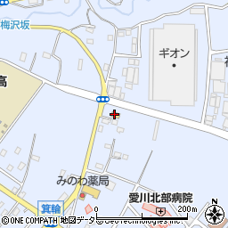 ローソンＬＴＦ愛川角田店周辺の地図