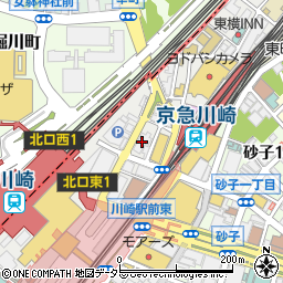 三井物産フォーサイト株式会社川崎支社周辺の地図