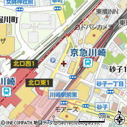 太陽ホエール 川崎店周辺の地図