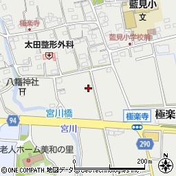 岐阜県美濃市極楽寺274-2周辺の地図