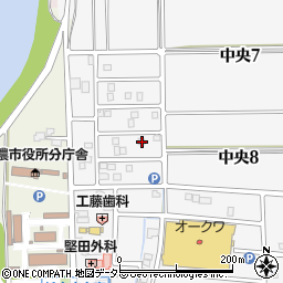 岐阜県美濃市中央10丁目192周辺の地図