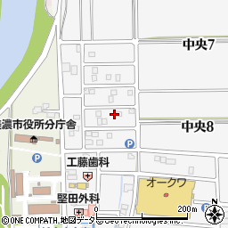 岐阜県美濃市中央10丁目191周辺の地図