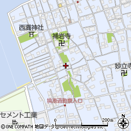 鳥取県境港市外江町2911周辺の地図