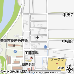 岐阜県美濃市中央10丁目189周辺の地図