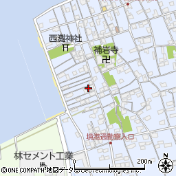 鳥取県境港市外江町3471周辺の地図