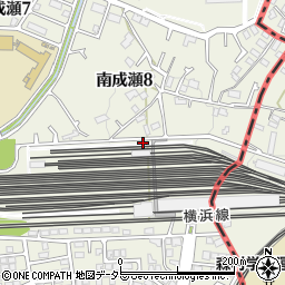 東京都町田市南成瀬8丁目周辺の地図