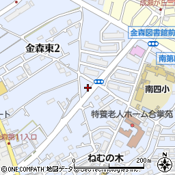 東京都町田市金森東2丁目15周辺の地図