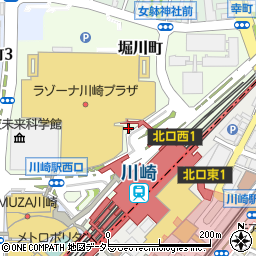 株式会社貴和製作所　ラゾーナ川崎店周辺の地図