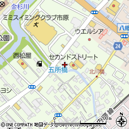 愛品館市原店周辺の地図