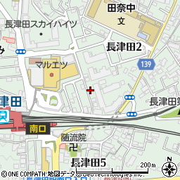 神奈川県横浜市緑区長津田周辺の地図