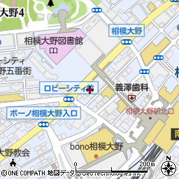 神奈川県相模原市南区相模大野3丁目17周辺の地図
