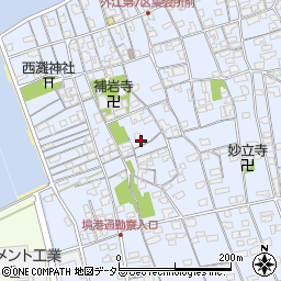 鳥取県境港市外江町2905周辺の地図
