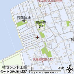 鳥取県境港市外江町3509周辺の地図