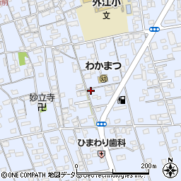 鳥取県境港市外江町2185周辺の地図