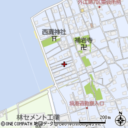 鳥取県境港市外江町3483-1周辺の地図