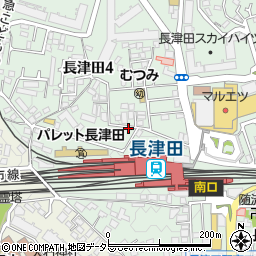 にこにこパーキング長津田第１駐車場周辺の地図