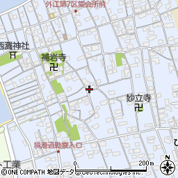 鳥取県境港市外江町2881周辺の地図