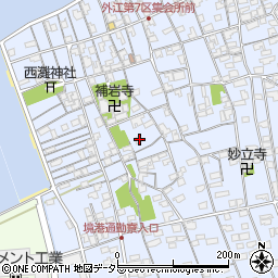 鳥取県境港市外江町2906周辺の地図