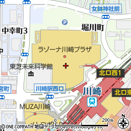 鶏三和 ラゾーナ川崎プラザ店周辺の地図