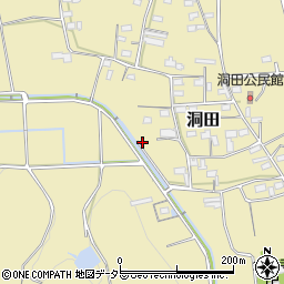 岐阜県山県市洞田631周辺の地図