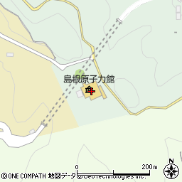 島根原子力館周辺の地図