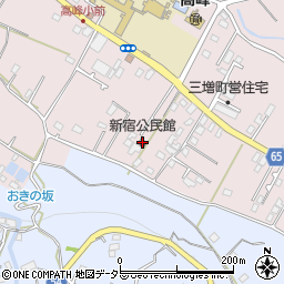 新宿公民館周辺の地図