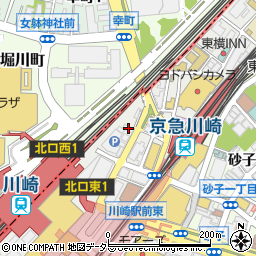 ＧＲＡＣＩＡＰＬＡＣＥ川崎駅前周辺の地図