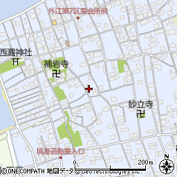 鳥取県境港市外江町2849周辺の地図