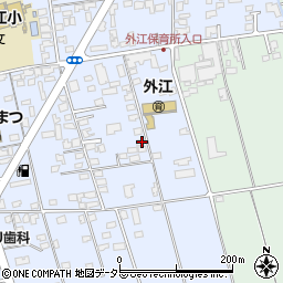 鳥取県境港市外江町1782-2周辺の地図