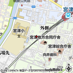 京都府宮津市中ノ丁周辺の地図