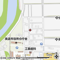 岐阜県美濃市中央10丁目205周辺の地図
