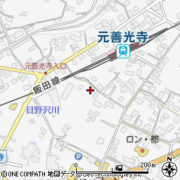 長野県飯田市座光寺周辺の地図