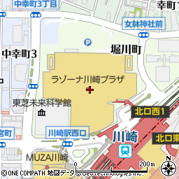 靴下屋ラゾーナ川崎プラザ店周辺の地図