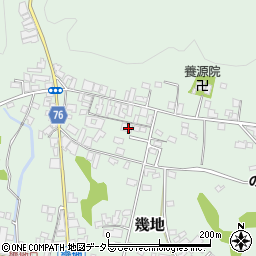 京都府与謝郡与謝野町幾地1541周辺の地図