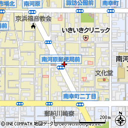 神奈川県川崎市幸区南幸町2丁目72-3周辺の地図