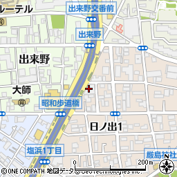 大久保豆腐店周辺の地図