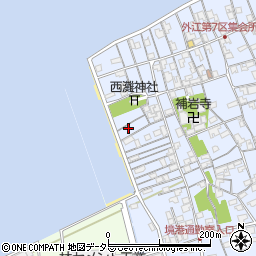 鳥取県境港市外江町3533周辺の地図