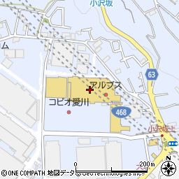 横浜銀行コピオ愛川 ＡＴＭ周辺の地図