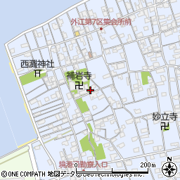 鳥取県境港市外江町2838周辺の地図