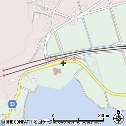 ビジターセンター周辺の地図