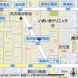 神奈川県川崎市幸区南幸町2丁目72-10周辺の地図