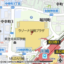 ＢＬＥＳＳ　ラゾーナ川崎プラザ店周辺の地図