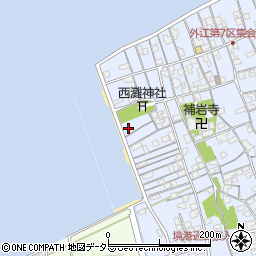 鳥取県境港市外江町3553周辺の地図