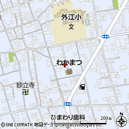鳥取県境港市外江町2158-1周辺の地図