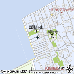 鳥取県境港市外江町3535周辺の地図