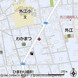 鳥取県境港市外江町2019周辺の地図