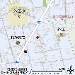 鳥取県境港市外江町2016周辺の地図