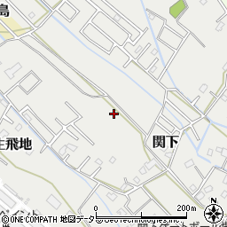 千葉県東金市関下周辺の地図